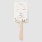 Botanisches Programm für rustikale Rose im Herbst Fächer (Rückseite)