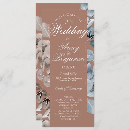 Botanisches Programm Mocha Mousse 2 (Vorne/Hinten)