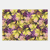 Botanisches Protea-Umschlagpapier für wild lebende Geschenkpapier Set (Vorderseite 2)