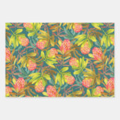 Botanisches Protea-Umschlagpapier für wild lebende Geschenkpapier Set (Vorderseite 3)