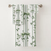 Botanisches Ranken-Design Badhandtuch Set (Insitu)