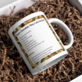 Botanisches Rezept aus dem Goldenen Zeitalter Kaffeetasse