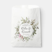 Botanisches Rosa Blumenzwiebeln Vielen Dank Geschenktütchen (Vorderseite)