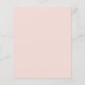 Botanisches Rosa Blütenblatt 75. Geburtstagsfeier (Rückseite)