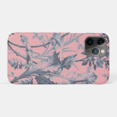 Botanisches Rosa Chinoiserie Case-Mate iPhone Case (Rückseite (Horizontal))