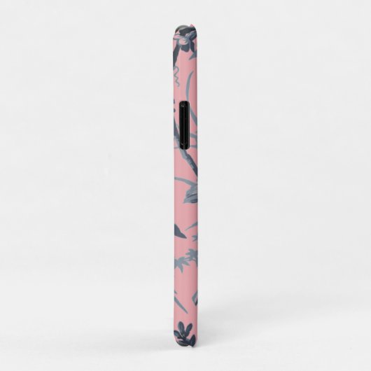 Botanisches Rosa Chinoiserie Case-Mate iPhone Case (Hinten/Rechts)