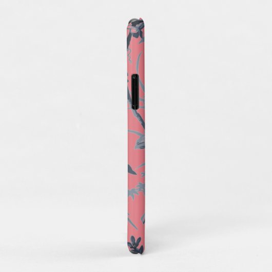 Botanisches Rosa Chinoiserie Case-Mate iPhone Case (Hinten/Rechts)