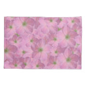 Botanisches Rosa Geranium Kissenbezug (Rückseite)