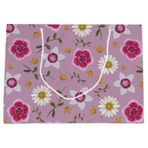 Botanisches Rosa Moderne Wildblume