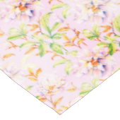 Botanisches Rosa Peony Tischdecke (Schrägansicht)