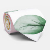 Botanisches Rosa und gelbes Blossom Chic Wedding Krawatte (Gerollt)