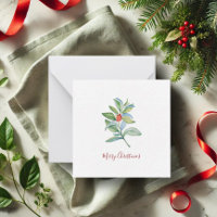 Botanisches Rot und grünes Weihnachtsgebirge