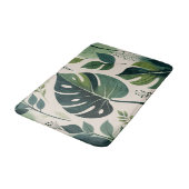 Botanisches Rückzugsbadmatte Badematte (Schrägansicht)