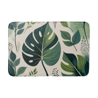 Botanisches Rückzugsbadmatte Badematte