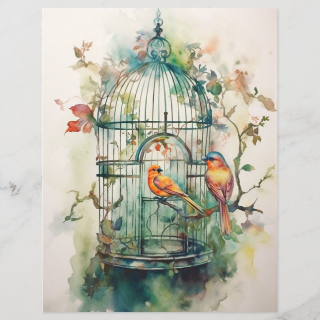 Botanisches Scrapbook (Vorderseite)