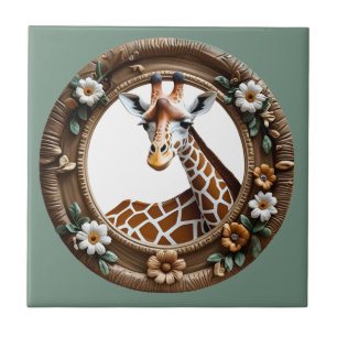 Botanisches Serengeti Fliese