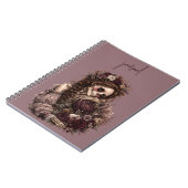 Botanisches Skelett Journal Notizblock (Linke Seite)
