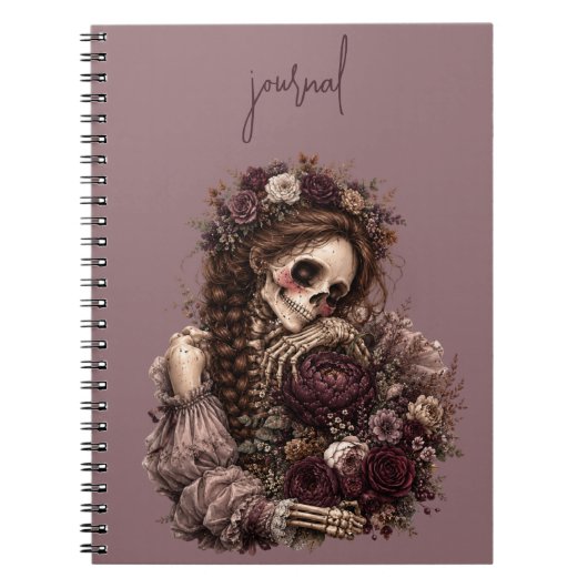 Botanisches Skelett Journal Notizblock (Vorderseite)