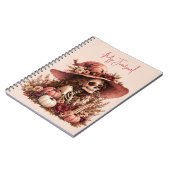 Botanisches Skelett Journal Notizblock (Linke Seite)