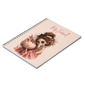 Botanisches Skelett Journal Notizblock (Linke Seite)