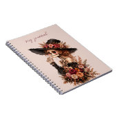 Botanisches Skelett Journal Notizblock (Rechte Seite)