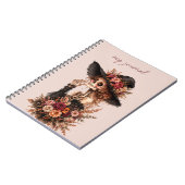 Botanisches Skelett Journal Notizblock (Linke Seite)