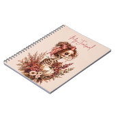 Botanisches Skelett Journal Notizblock (Linke Seite)