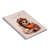 Botanisches Skelett Journal Notizblock (Rechte Seite)