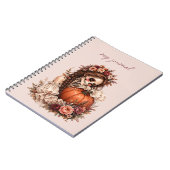 Botanisches Skelett Journal Notizblock (Linke Seite)