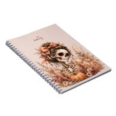 Botanisches Skelett Journal Notizblock (Rechte Seite)
