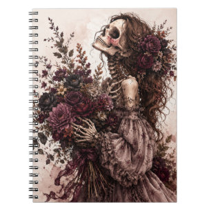 Botanisches Skelett Journal Notizblock