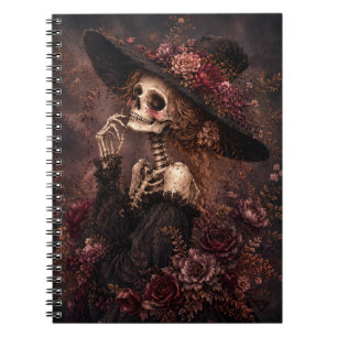Botanisches Skelett Journal Notizblock