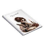 Botanisches Skelett Journal Notizblock (Rechte Seite)