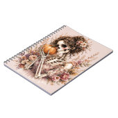 Botanisches Skelett Journal Notizblock (Linke Seite)