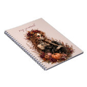 Botanisches Skelett Journal Notizblock (Rechte Seite)