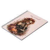Botanisches Skelett Journal Notizblock (Linke Seite)