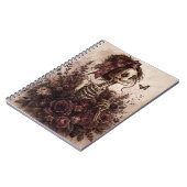 Botanisches Skelett Journal Notizblock (Linke Seite)