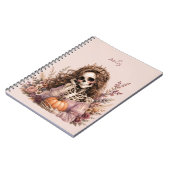 Botanisches Skelett Journal Notizblock (Linke Seite)