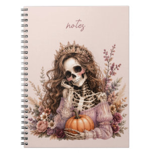 Botanisches Skelett Journal Notizblock