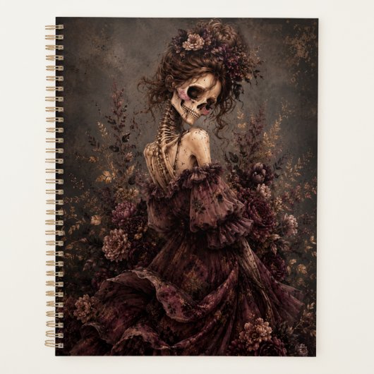 Botanisches Skelett Journal Planer (Vorderseite)
