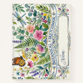 Botanisches Skizzenbuch Notizblock (Vorderseite)