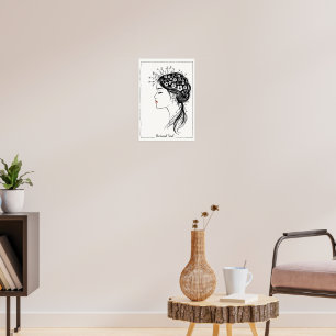 Botanisches Soul - Natur-Inspiriert Frauenkunst Ku Poster