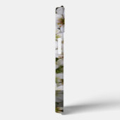 Botanisches Süßes Weiße Blume Foto Name Case-Mate iPhone Hülle (Rückseite / Rechts)