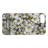 Botanisches süßes weißes Blumen-Foto irgendein Case-Mate iPhone Hülle (Rückseite (Horizontal))