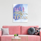 Botanisches Texas Bluebonnet 2 Leinwanddruck (Insitu (Wohnzimmer))