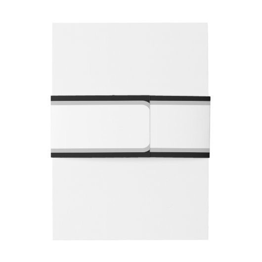 Botanisches Thema der modernen schwarzen Goldhochz Einladungsbanderole (Rückseitenbeispiel)