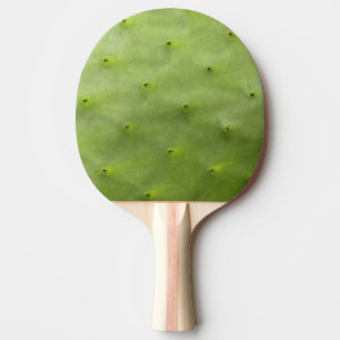 Botanisches tropisches grünes Kaktus-Foto Tischtennis Schläger