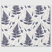 Botanisches Umschlagpapier Geschenkpapier (Flach)