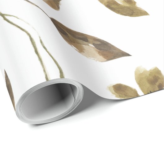 Botanisches Umschlagpapier Geschenkpapier (Rolleneckpunkt)