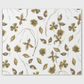 Botanisches Umschlagpapier Geschenkpapier (Flach)